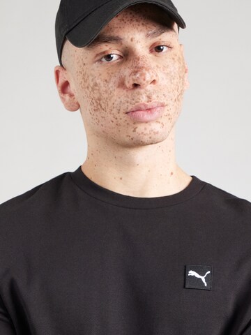 juoda PUMA Sportinio tipo megztinis 'Essentials'