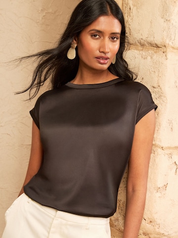 T-shirt love & roses en noir