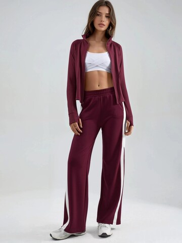 Wide leg Pantaloni di Hiccup in rosso