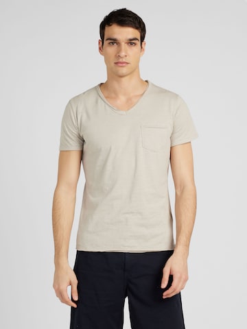 Key Largo T-shirt 'WATER' i grå: framsida