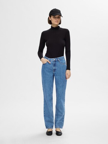 SELECTED FEMMEregular Traperice 'KATJA' - plava boja