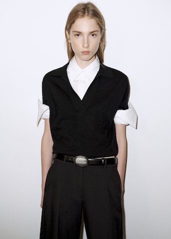 Pull-over 'RUI' MANGO en noir : devant