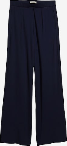 bonprix Wide Leg Laskoshousut värissä sininen: etupuoli