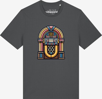 T-Shirt 'Jukebox' Watapparel en gris : devant