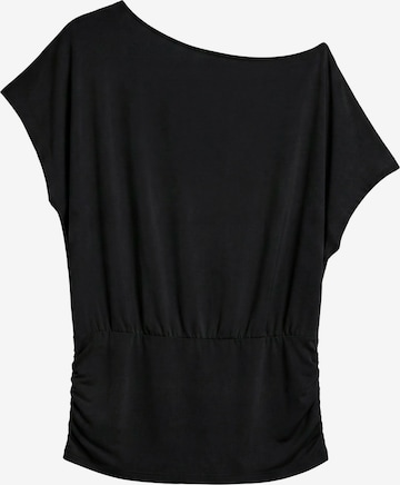 Maglietta 'FAJIN' di Pull&Bear in nero: frontale