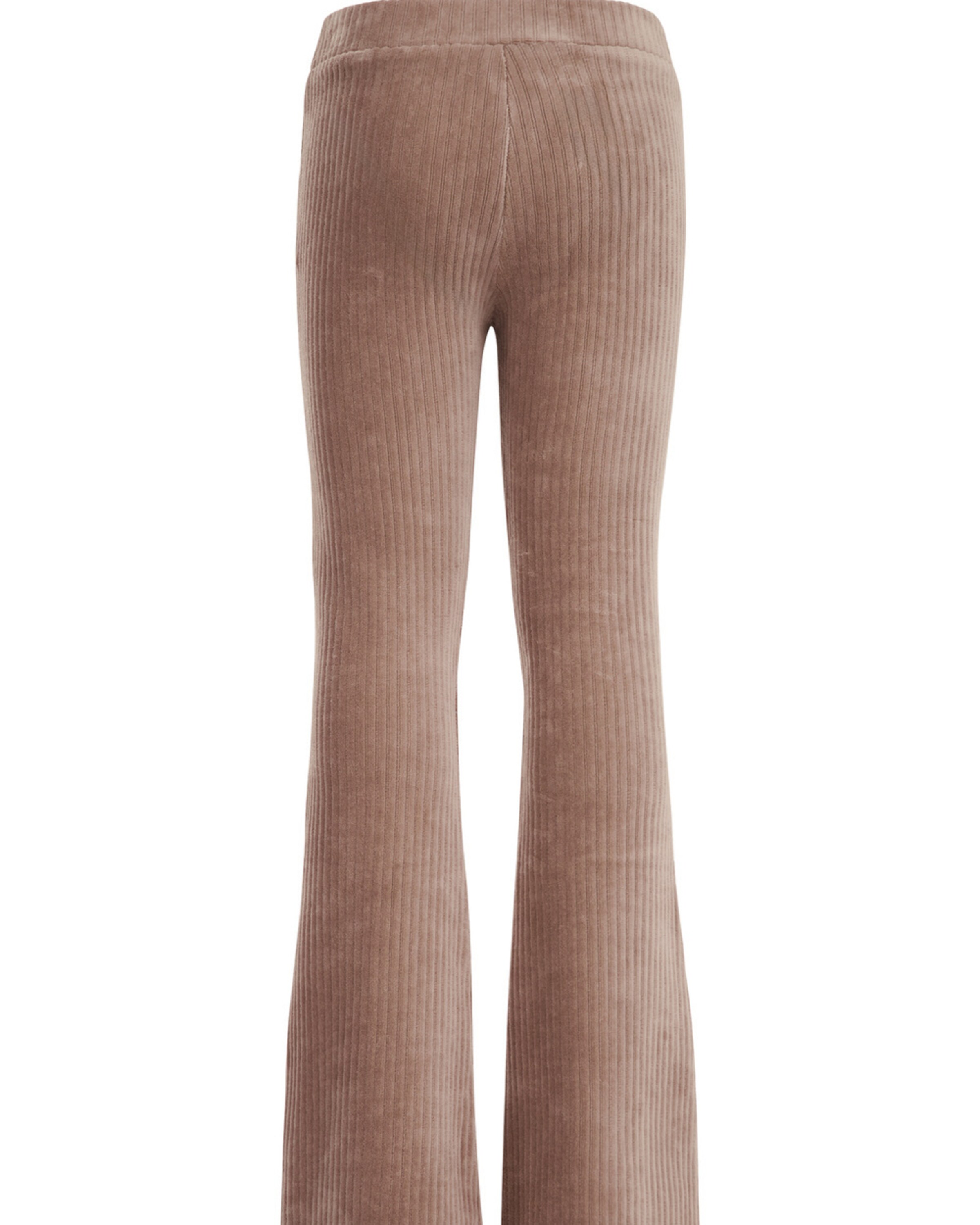 WE Fashion Flared Leggings in Brown