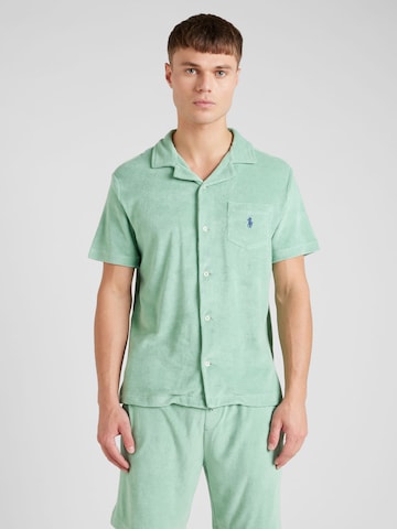 Polo Ralph Lauren Regular fit Πουκάμισο σε πράσινο: μπροστά