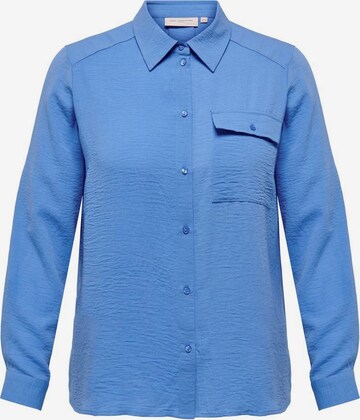 ONLY Carmakoma Blouse in Blue: front