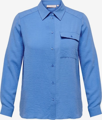 ONLY Carmakoma - Blusa em azul: frente