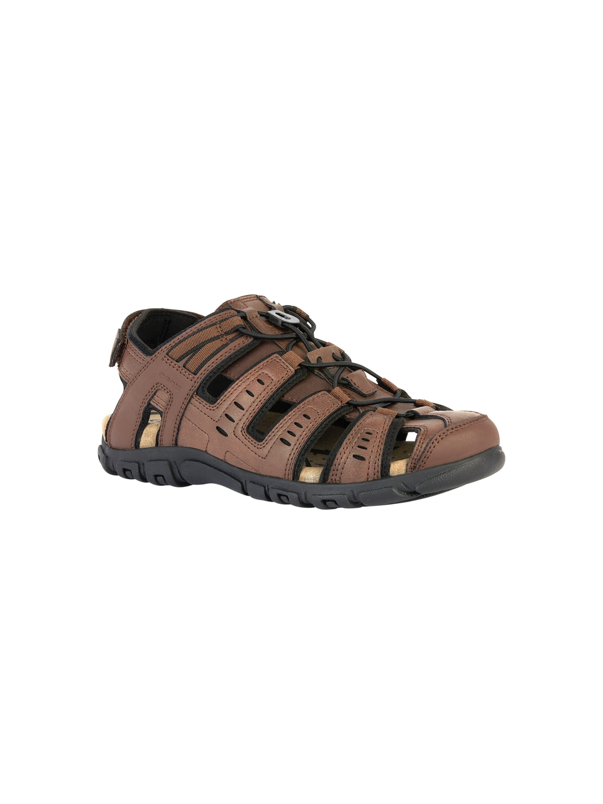 GEOX Sandale 'Strada-Ledersandalen'‌ in Braun