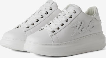 Karl LagerfeldNiske tenisice ' KAPRI SIGNIA NIEDRIGE SNEAKER ' - bijela boja: prednji dio