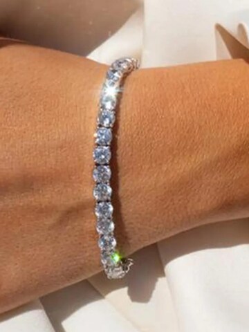 Pure Schmuck Armband 'Iced Out Tennisarmband (Kopie)'‌‌‌‌‌‌‌‌ in Silber