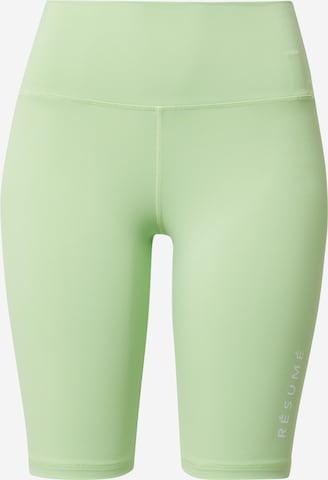 Résumé - Skinny Pantalón 'Esthy' en verde: frente