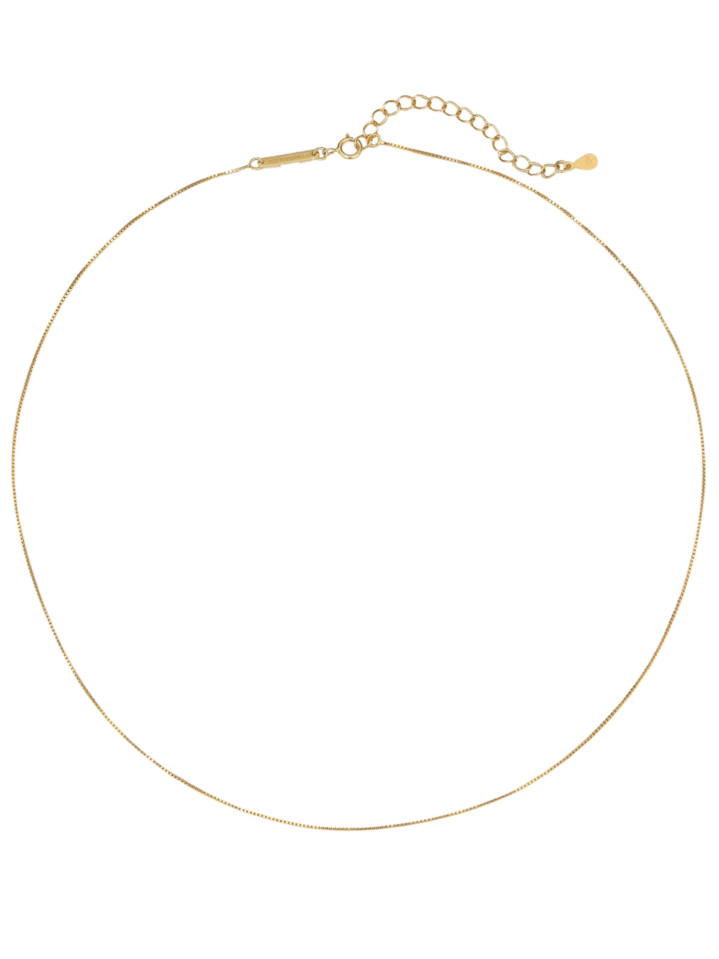 Hey Happiness Necklace 'Box' in 50 cm in Gold, Item view