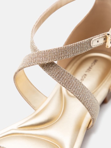 MICHAEL Michael Kors Remmisandaalit 'ALEXA' värissä kulta