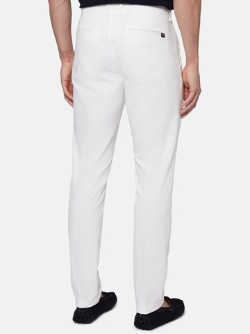 Boggi Milano Slimfit Kalhoty – bílá