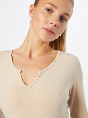 In The Style T-shirtbody 'OLIVIA' i beige