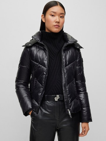 BOSS Black Between-Season Jacket 'Pepule3' in Black: front