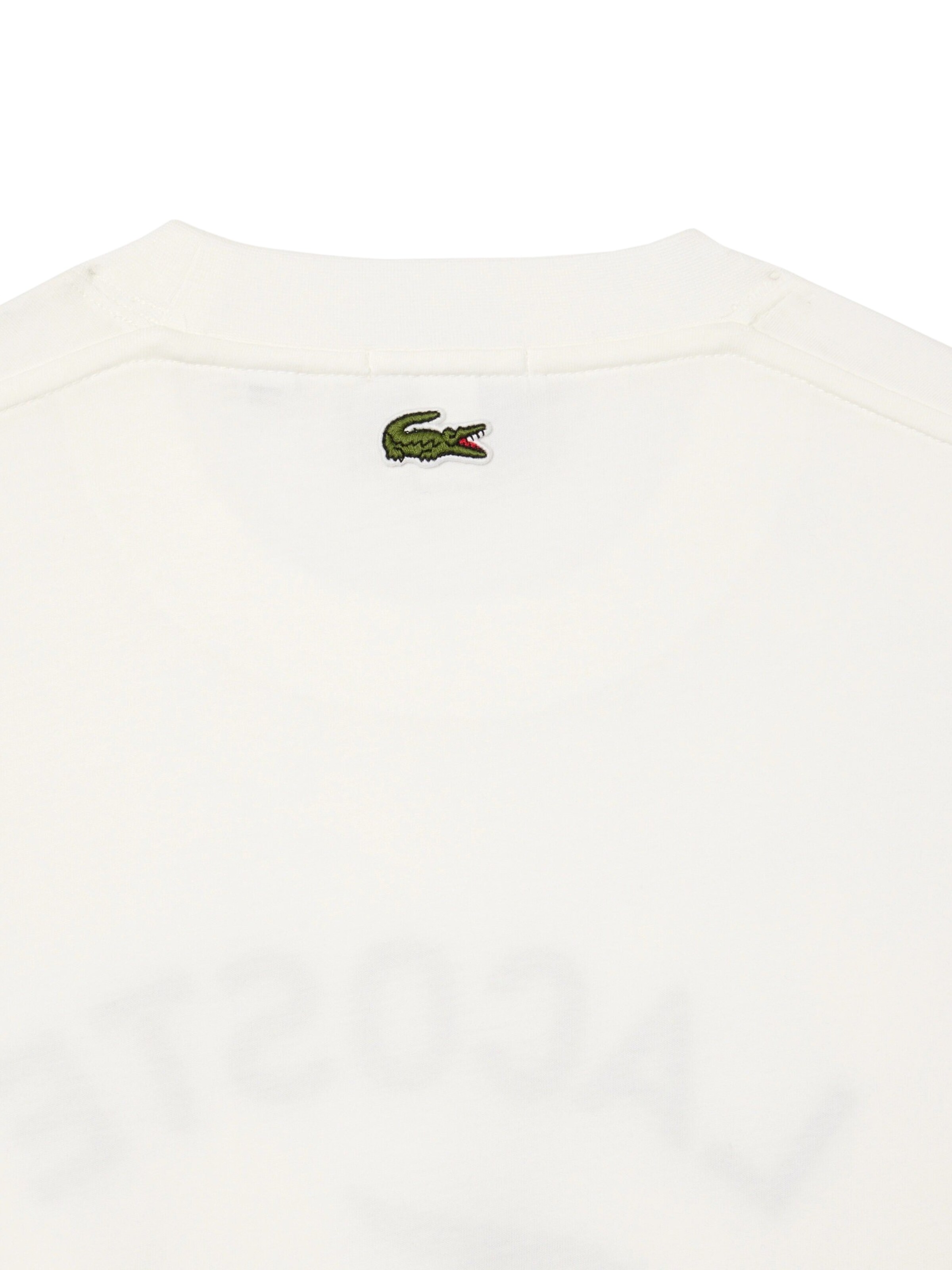 LACOSTE Тениска в бяло