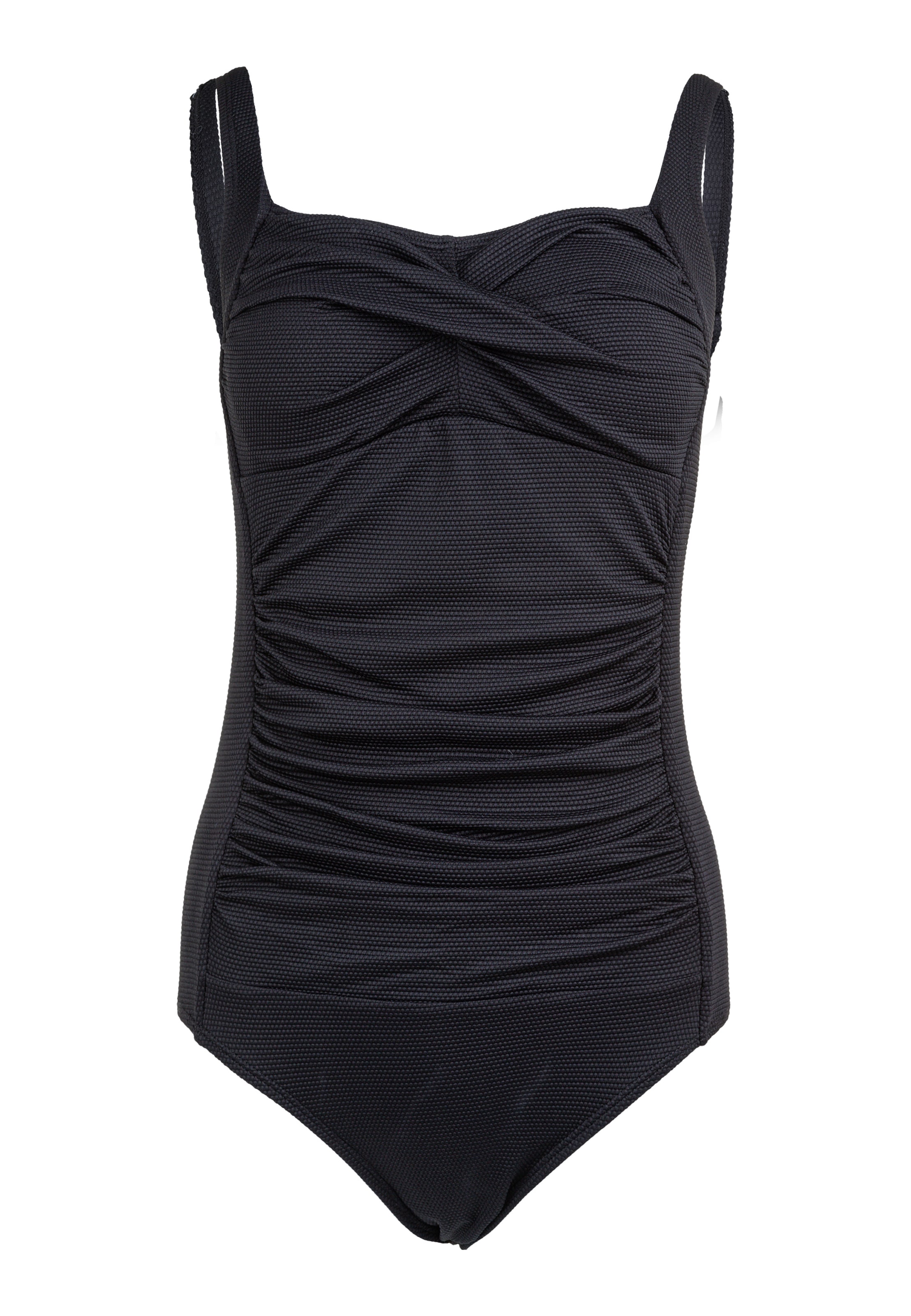 NOU Triangel Badeanzug 'Nicola V2' in Schwarz: Vorderseite