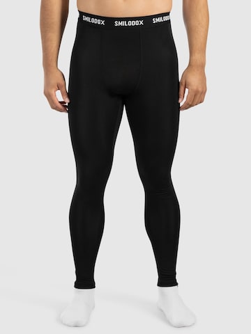 Skinny Pantalon de sport ' Zeyn ' Smilodox en noir : devant