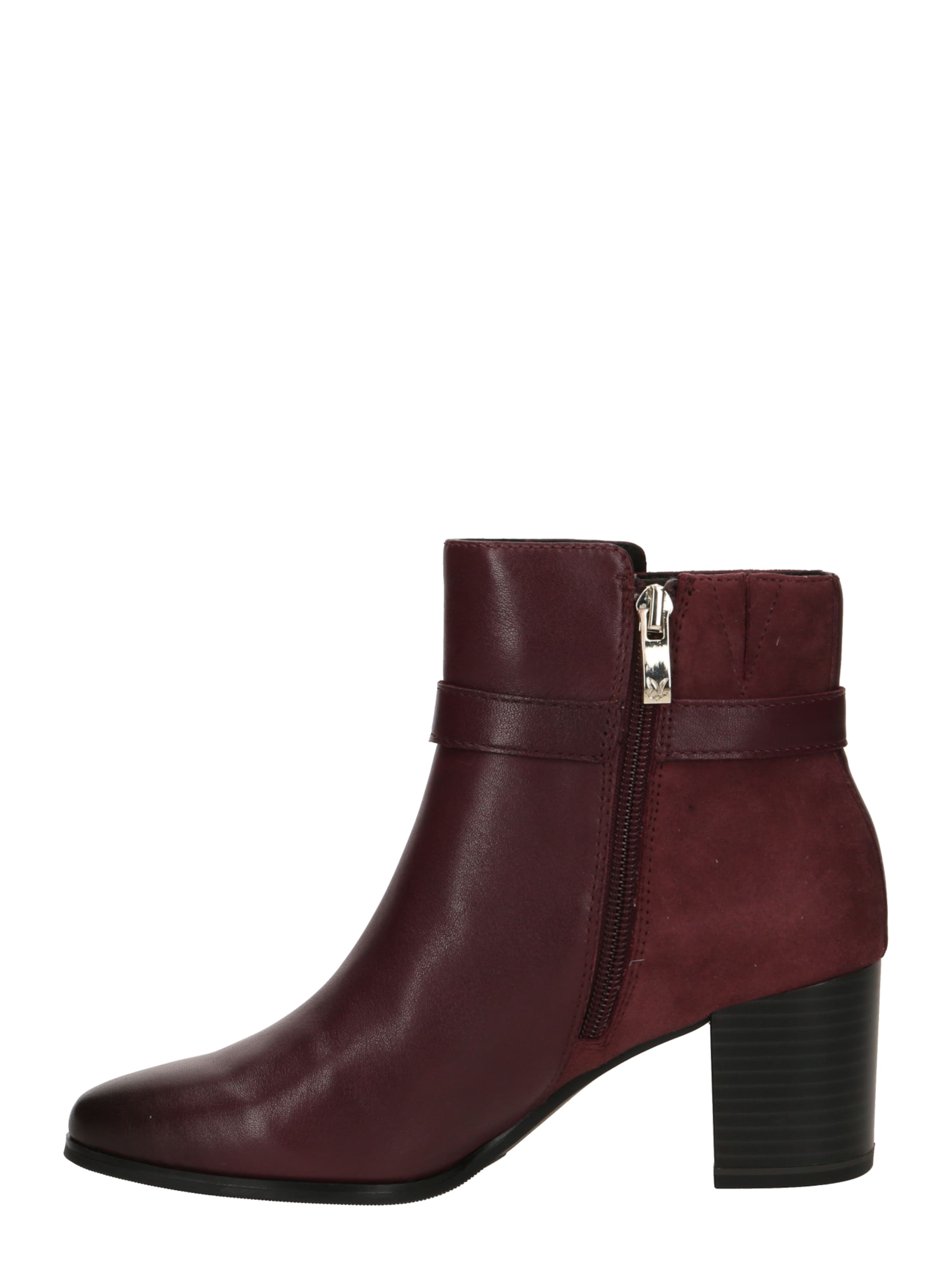 CAPRICE Къси ботуши в червено