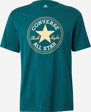 T-Shirt 'CHUCK' CONVERSE en vert : devant