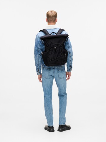 KARL LAGERFELD JEANS - Mochila em preto: frente