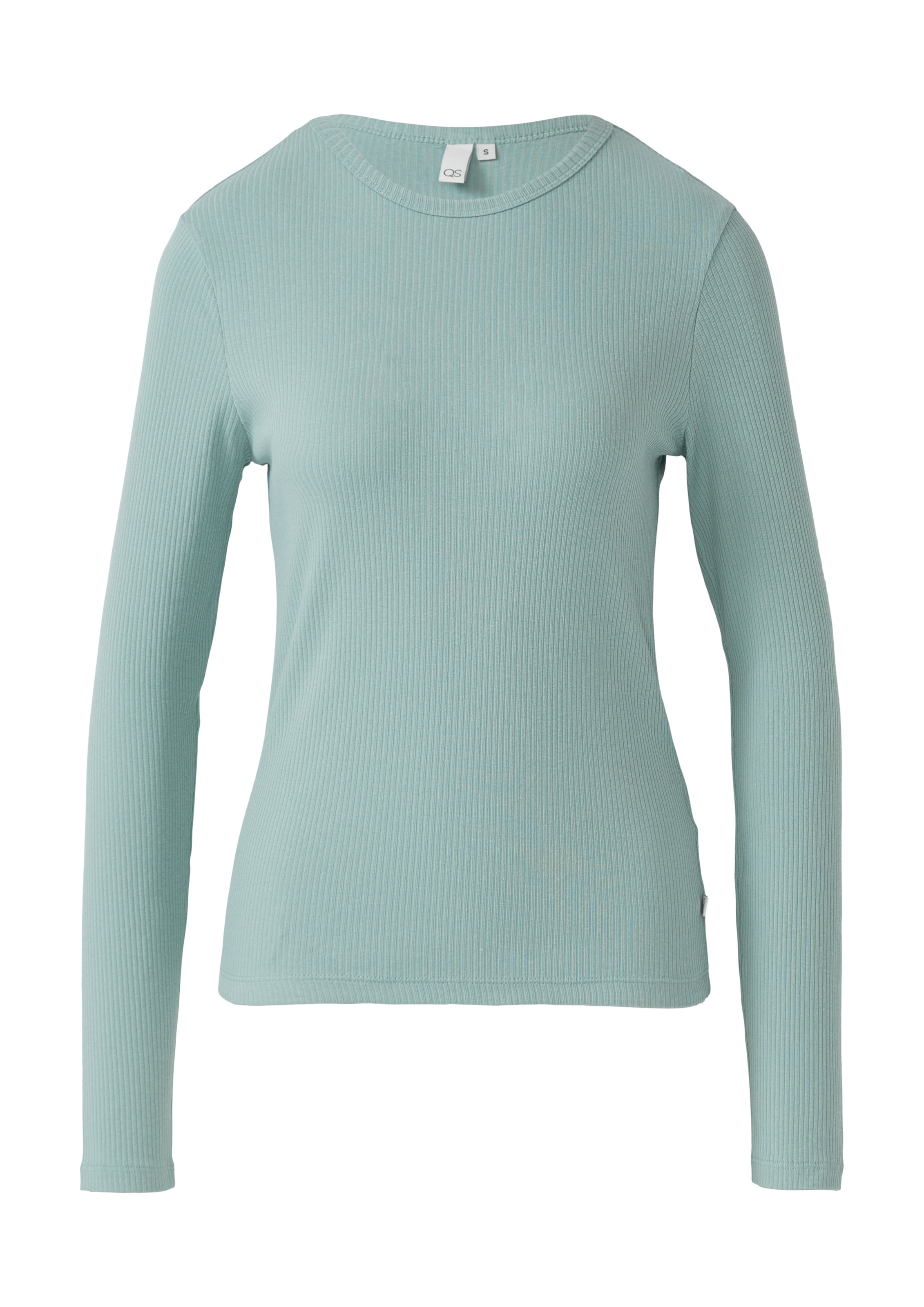 QS Shirt in Blauw: voorkant