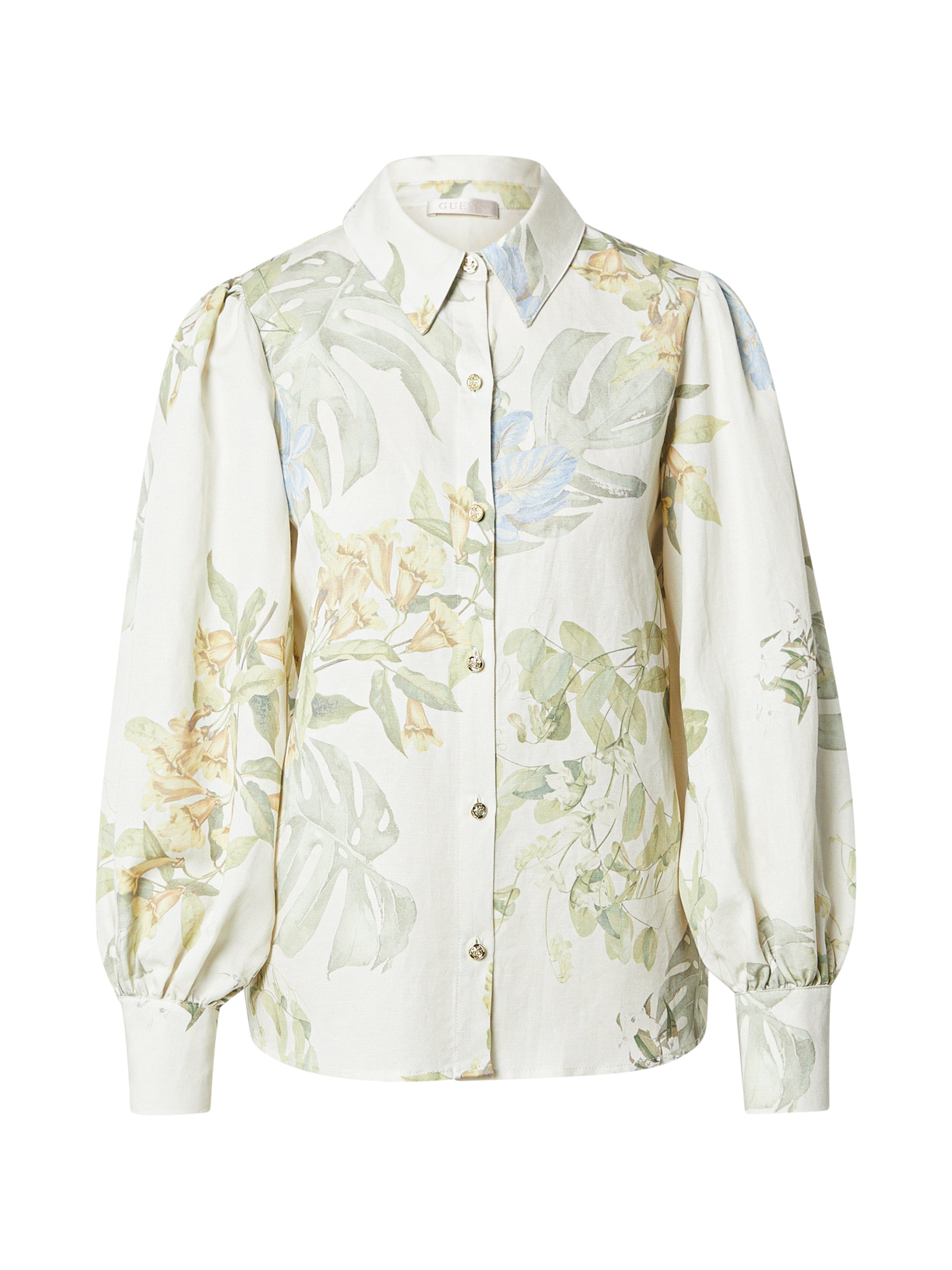 GUESS - Blusa 'MIRIAM' em verde: frente