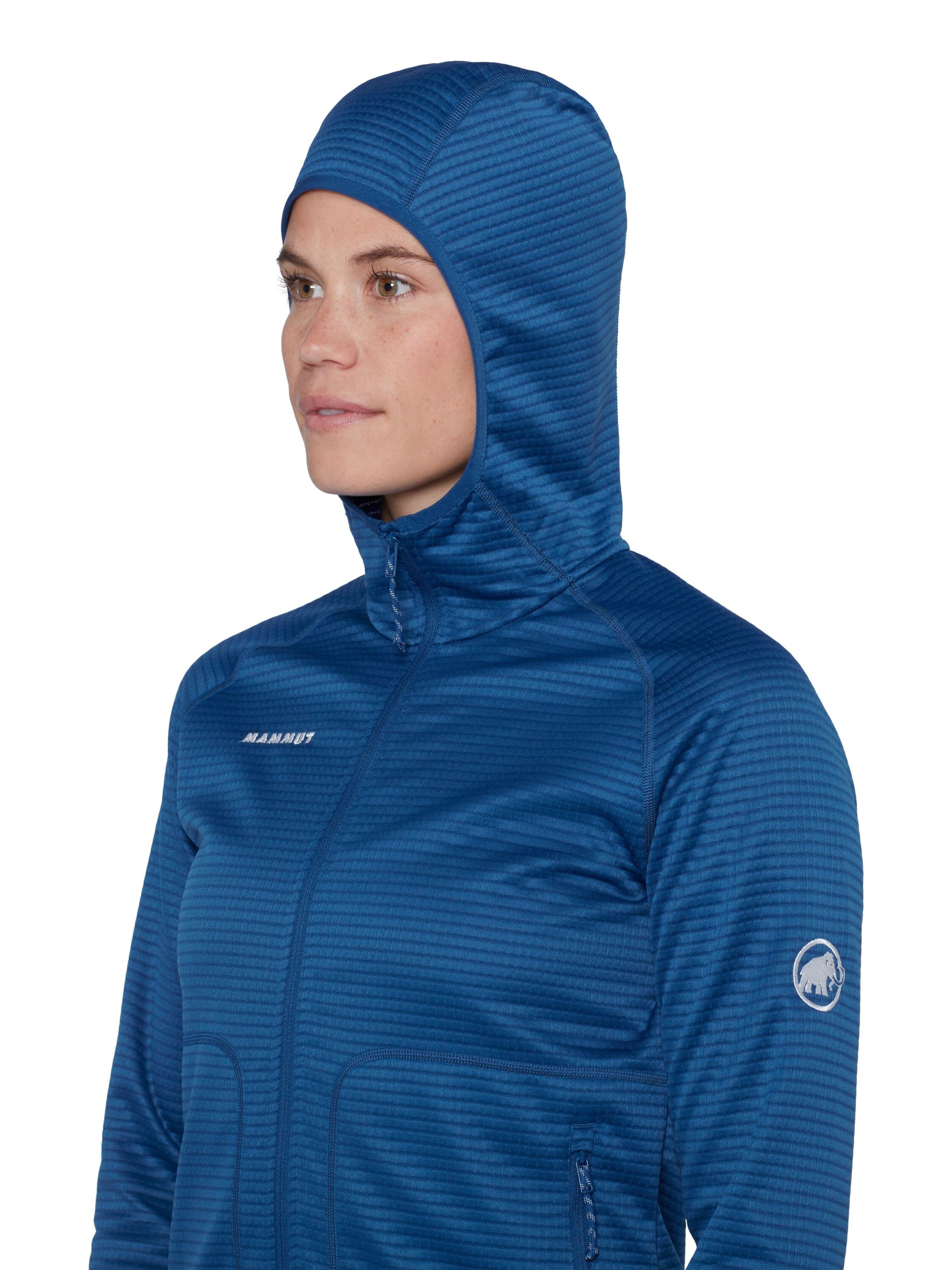 MAMMUT Athletic Fleece Jacket in Blue