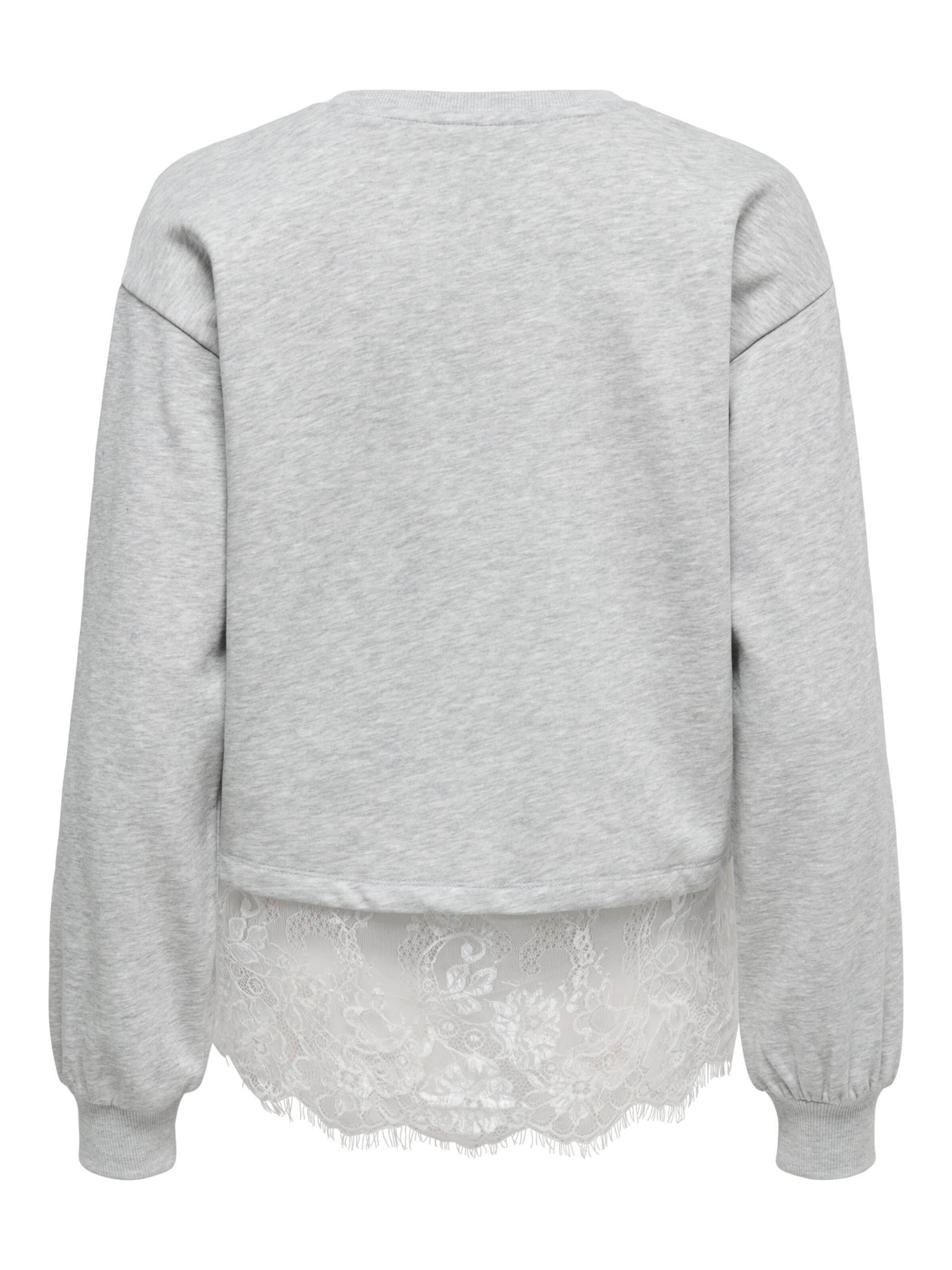 Sweat-shirt 'ONLMIMI' ONLY en gris
