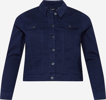 Vero Moda Curve - Chaqueta de entretiempo 'Hotsoya' en azul: frente