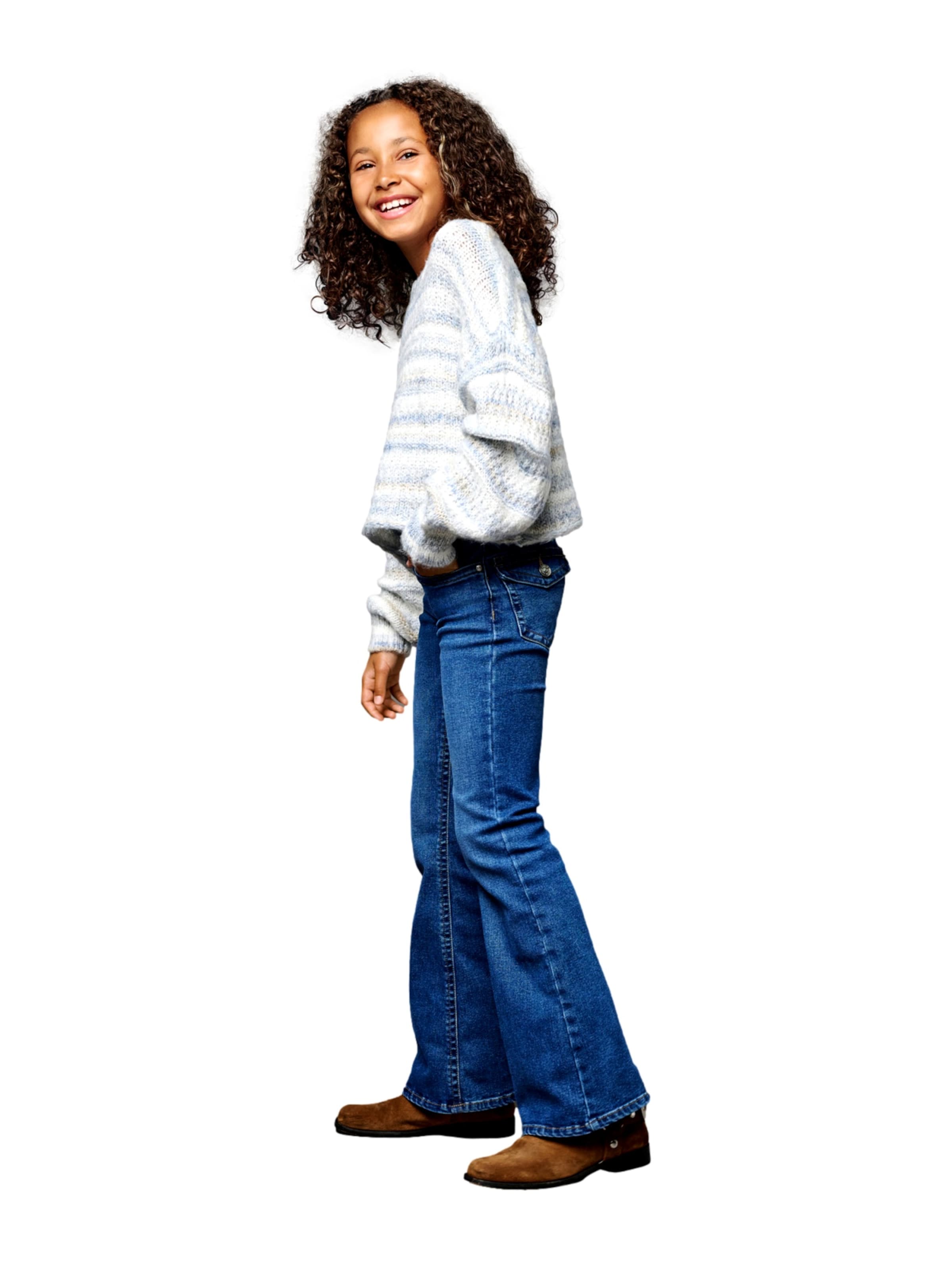évasé Jean 'KOGPHOEBE' ONLY GIRLS en bleu