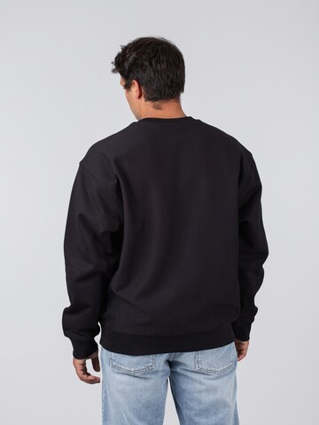 Carhartt WIP Sweatshirt 'American Script' in Black