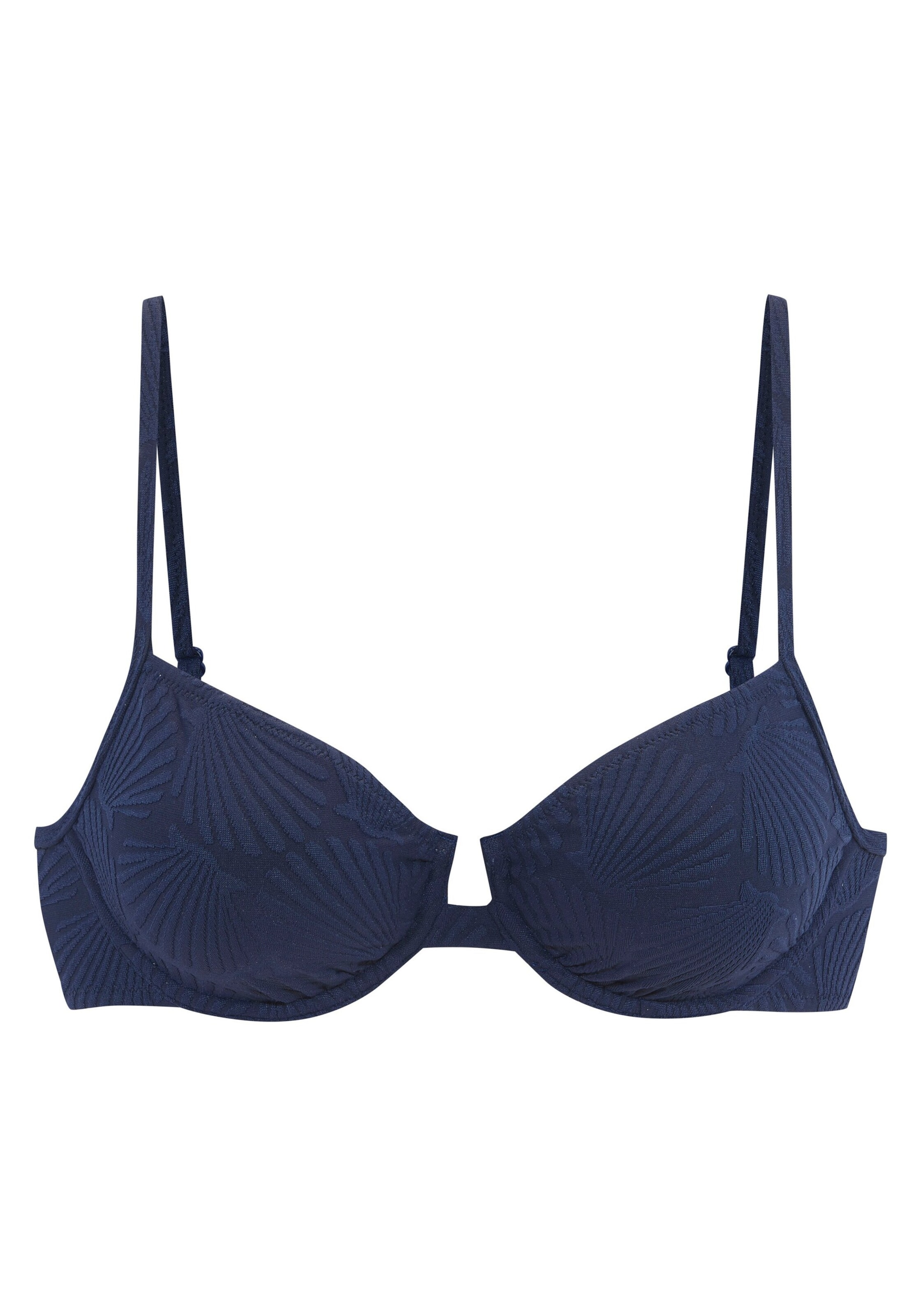 s.Oliver T-shirt Bikini Top in Blue: front