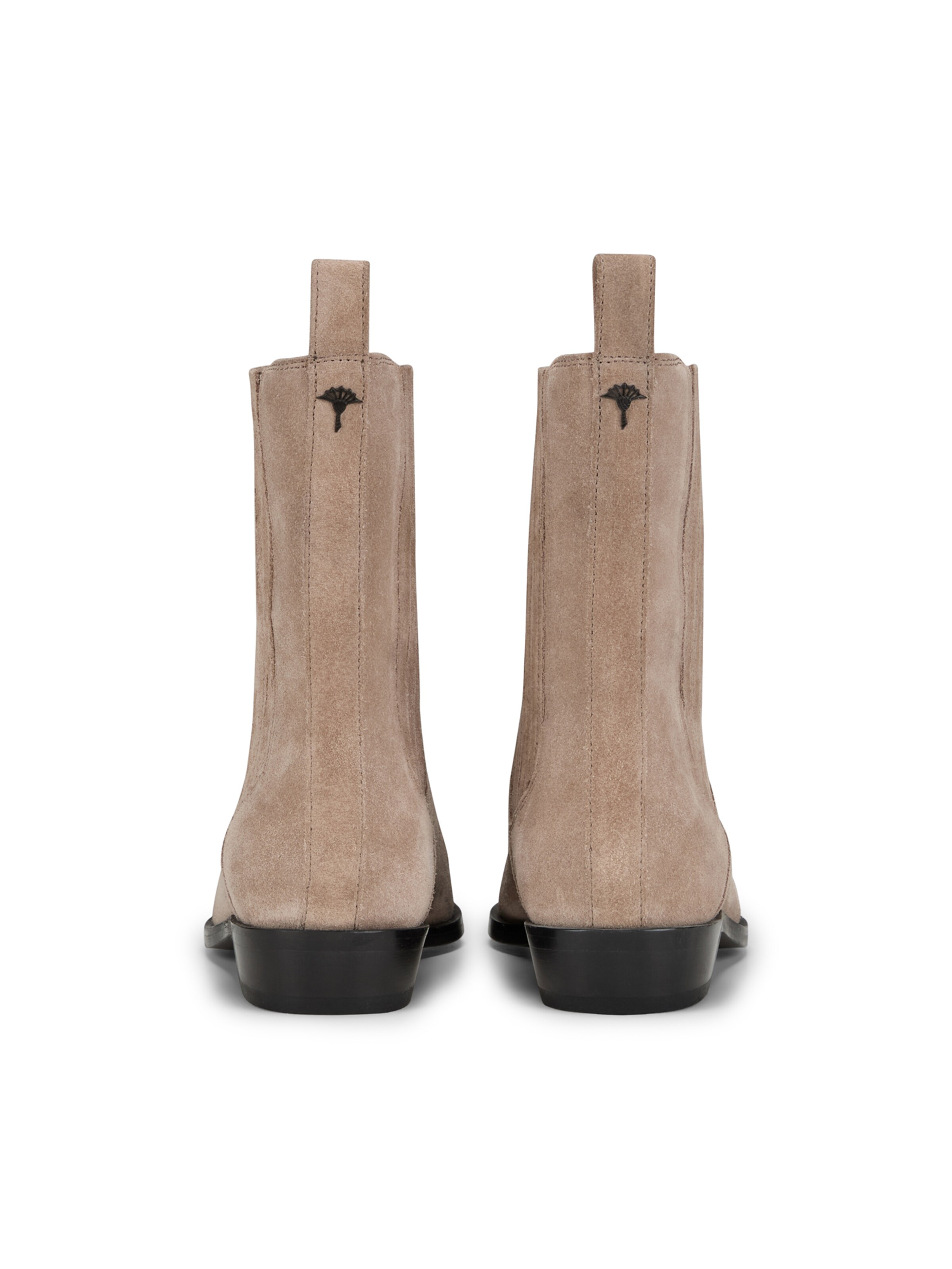 JOOP! Cowboy boot 'Velluto Lou' in Beige