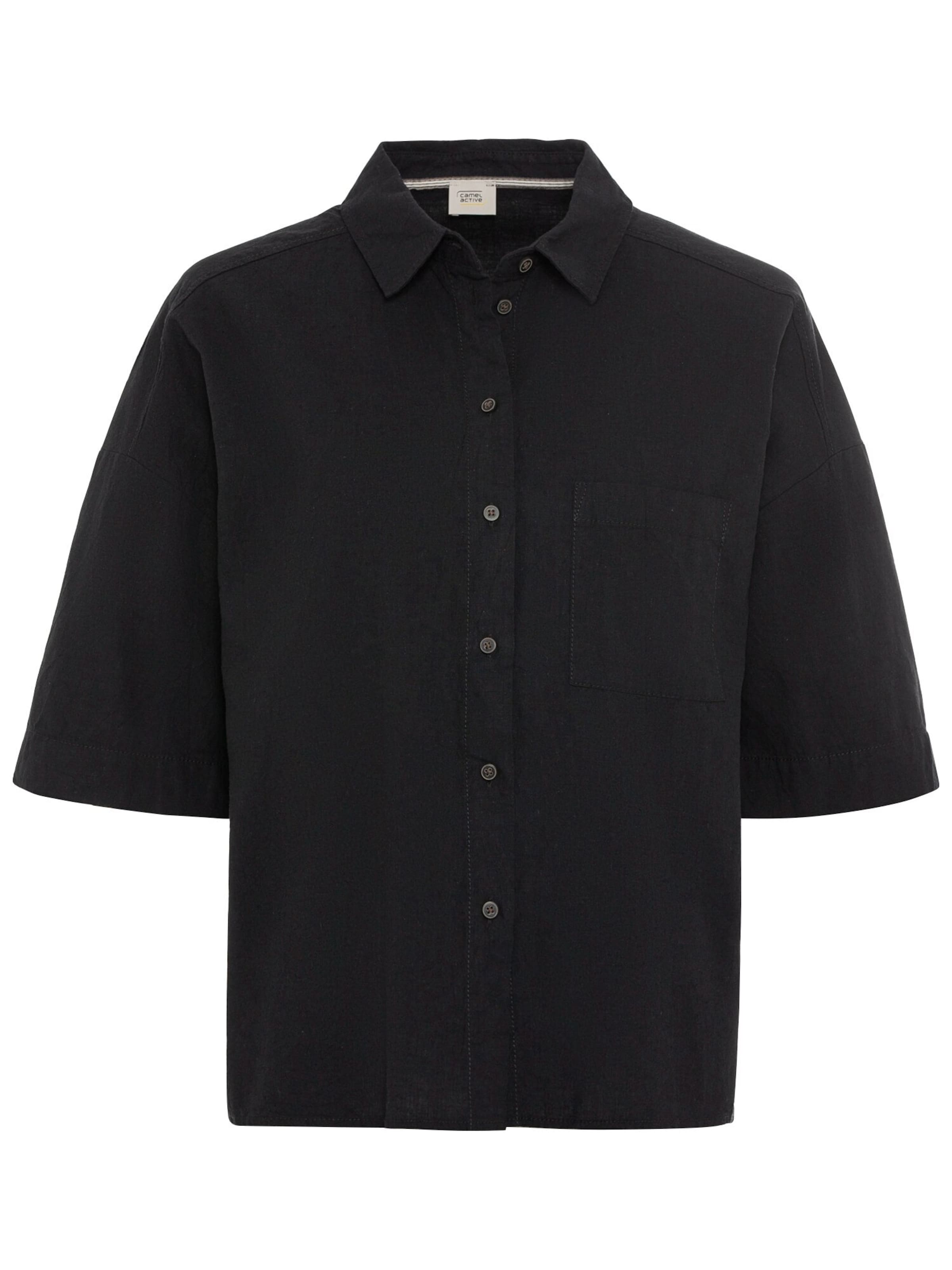 CAMEL ACTIVE Blouse in Black: front