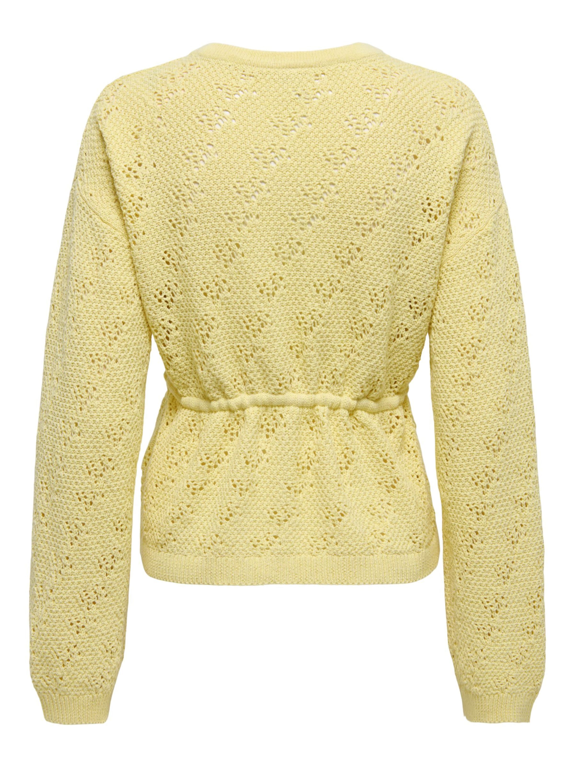 Cardigan 'ONLELKE' ONLY en jaune