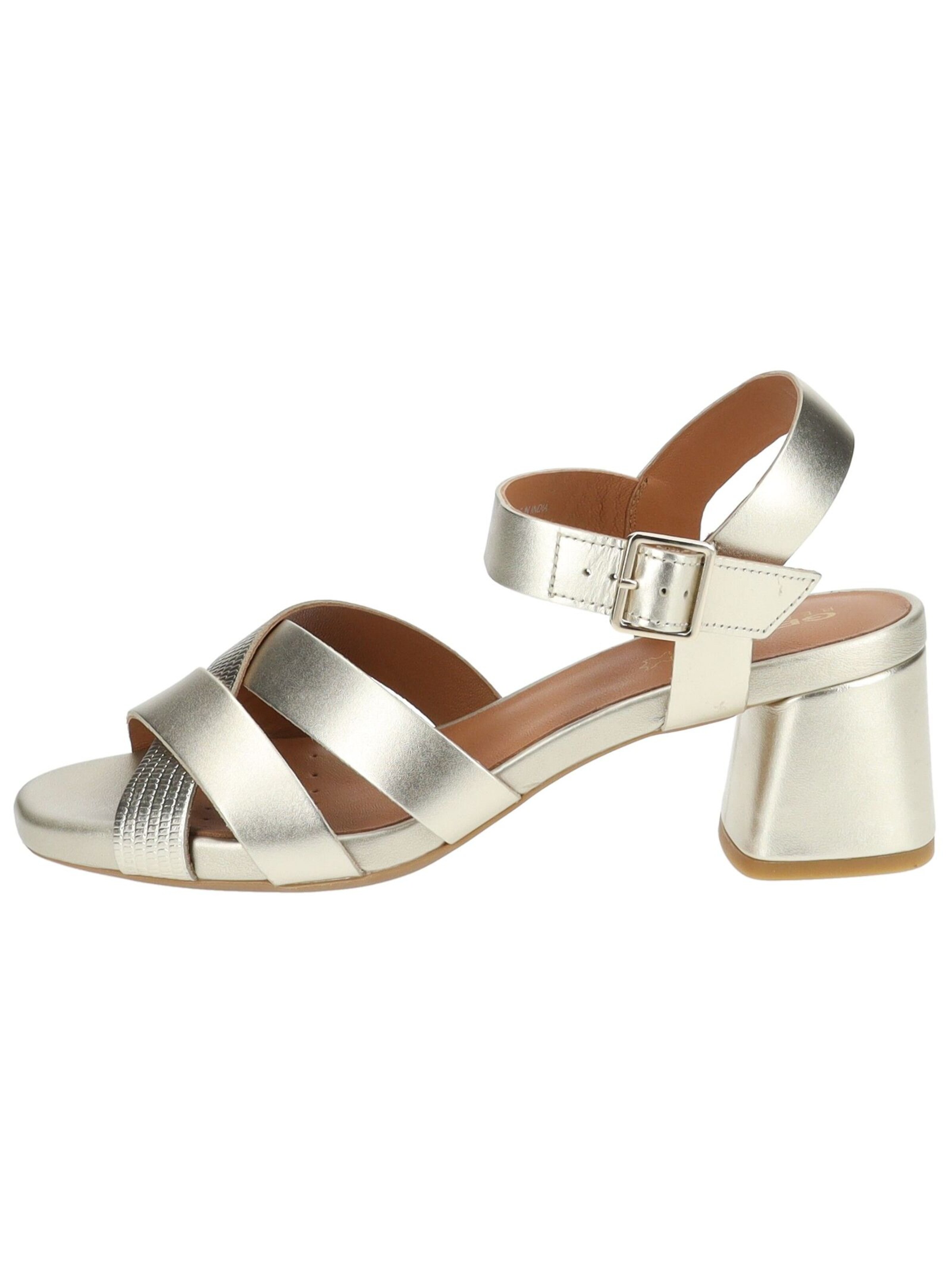 GEOX Strap sandal in Gold