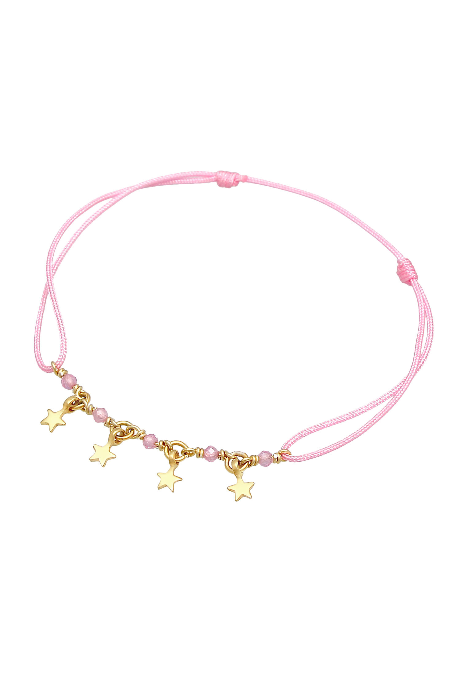 ELLI Armband Astro, Sterne in Gold, Pink 