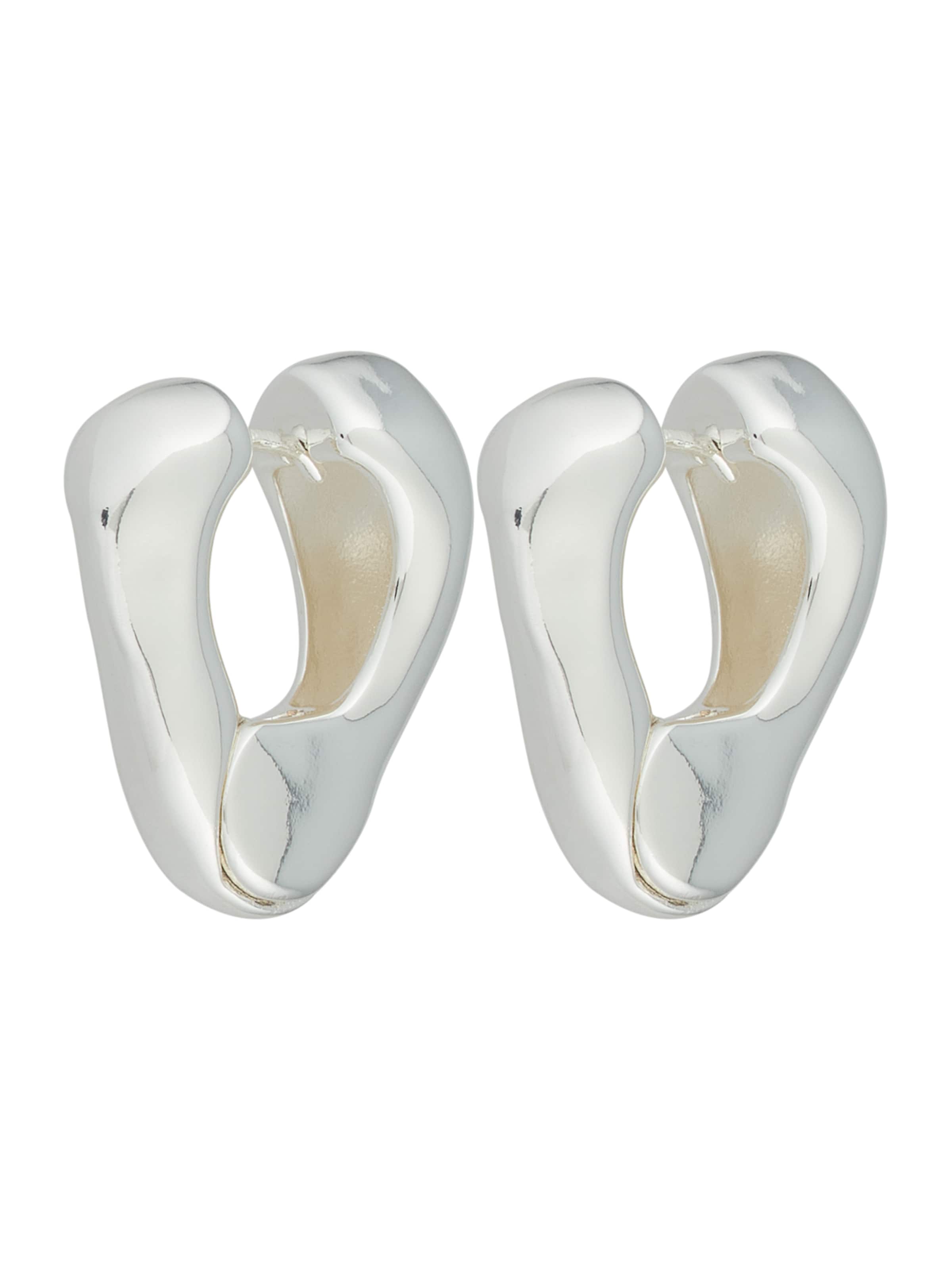 Pilgrim Kõrvarõngas 'Free', värv Hõbe: eest vaates