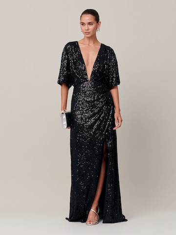 Sável - Vestido de noche 'Catania' en negro