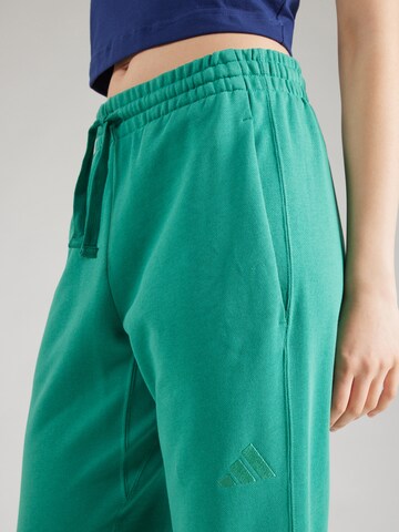 ADIDAS SPORTSWEAR Tapered Trousers 'ALL SZN' in Green