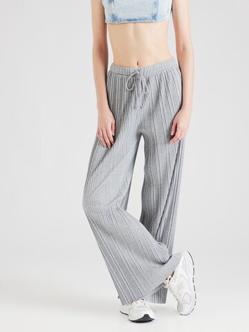 Wide Leg Pantalon 'Fabia' ABOUT YOU en gris : devant