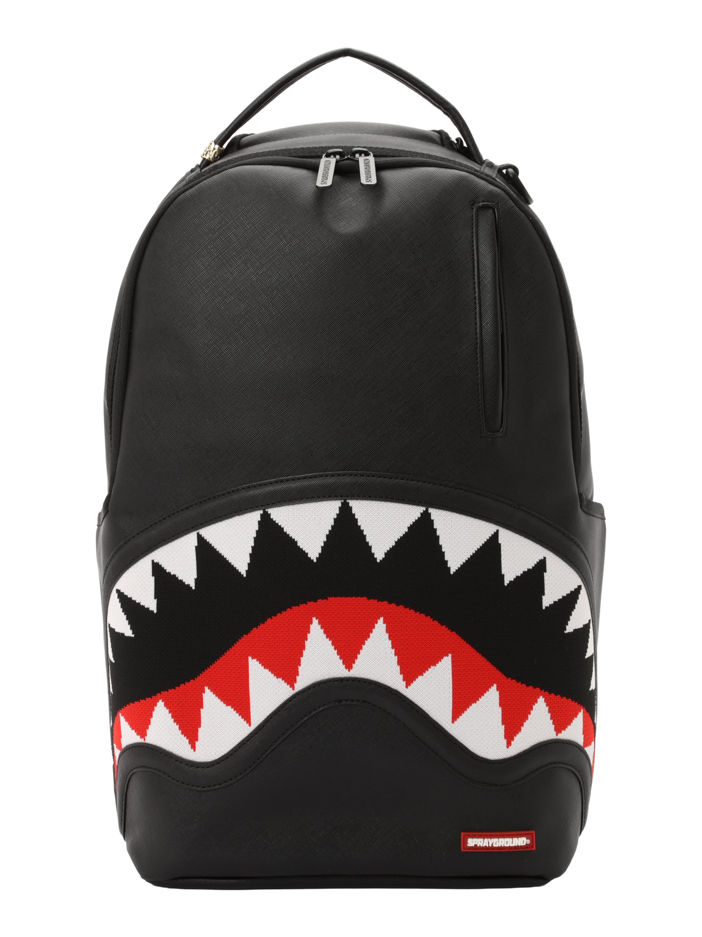 Sprayground Backpack in Black: front