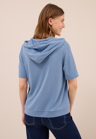 CECIL Hoodie Shirt in Blau