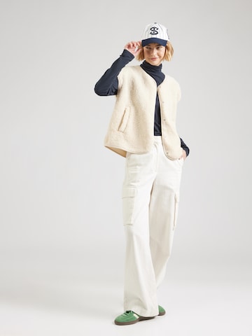 Gilet 'PCKATTY' PIECES en beige