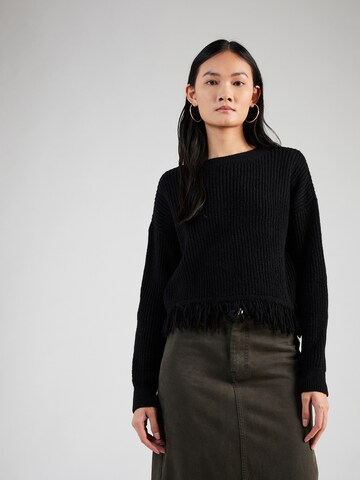 Pull-over 'JOANNA' ONLY en noir : devant