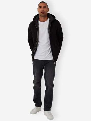 Threadbare Hemdjacke 'Haydock' in Schwarz